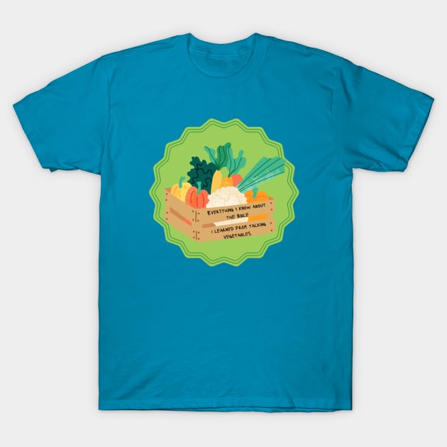 Talking Vegetables T-Shirt by hannahrlin